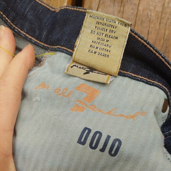 7 for all Mankind Crop Dojo Jeans, 27 - Picture 8 of 11